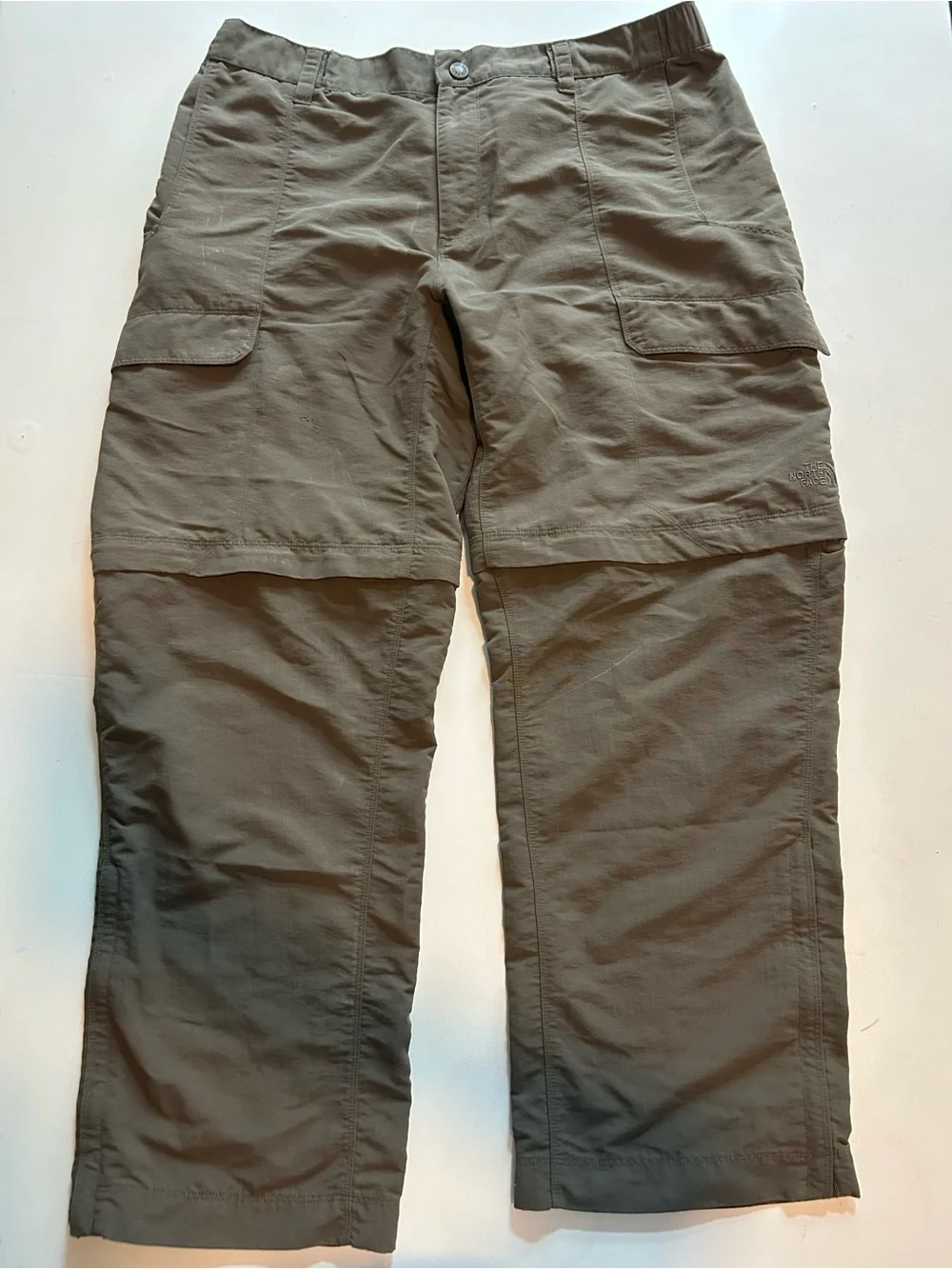 The North Face Men’s Convertible Cargo Pants in Olive